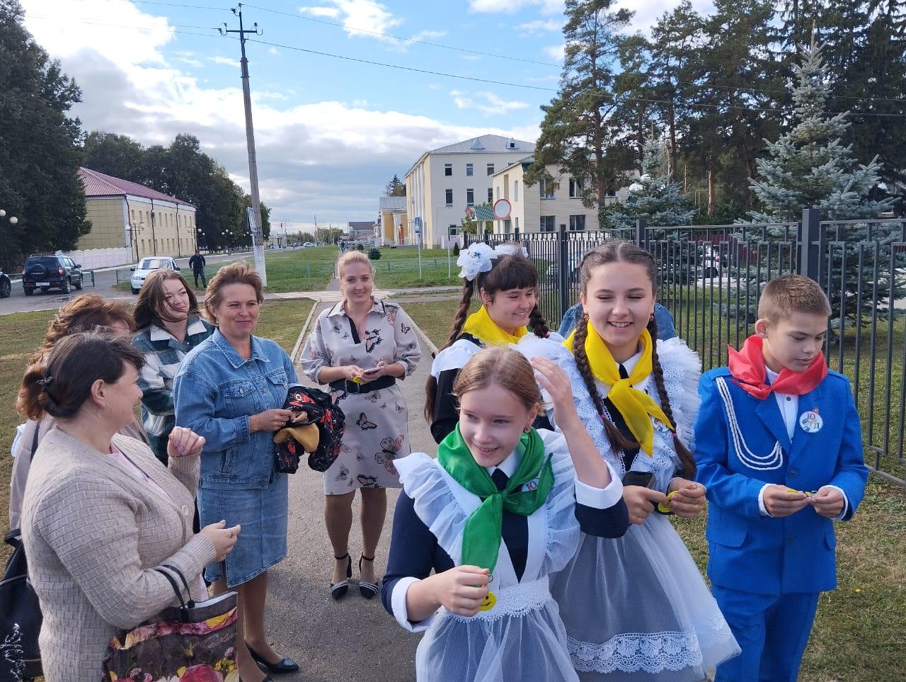 В школе прошла акция &amp;quot;Заметный пешеход&amp;quot;.