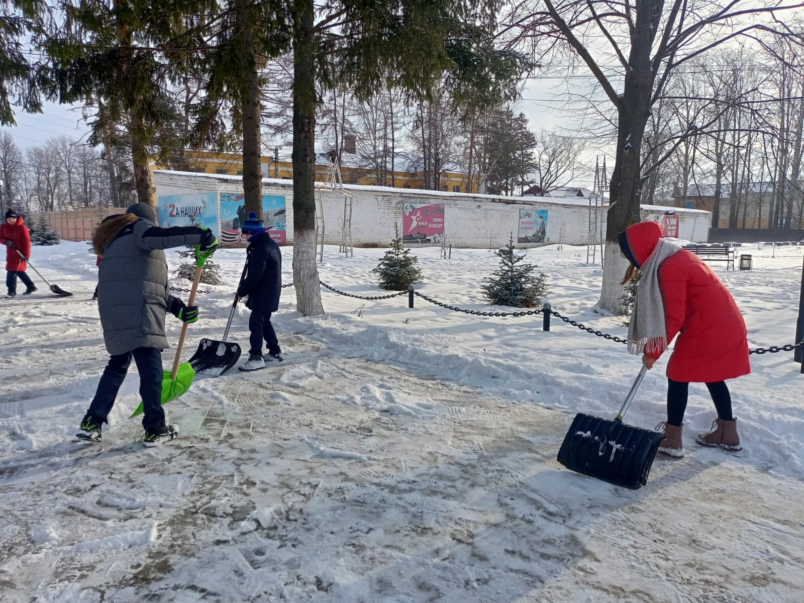 Снежный десант.